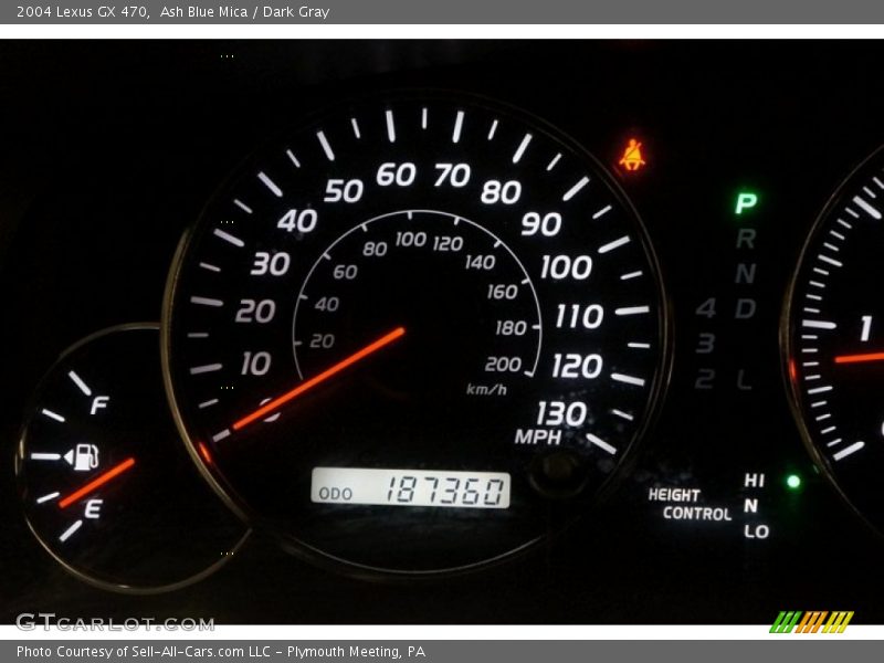 Ash Blue Mica / Dark Gray 2004 Lexus GX 470