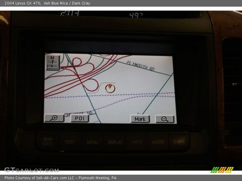 Ash Blue Mica / Dark Gray 2004 Lexus GX 470