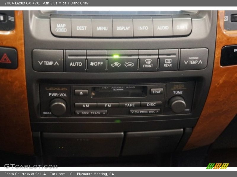 Ash Blue Mica / Dark Gray 2004 Lexus GX 470