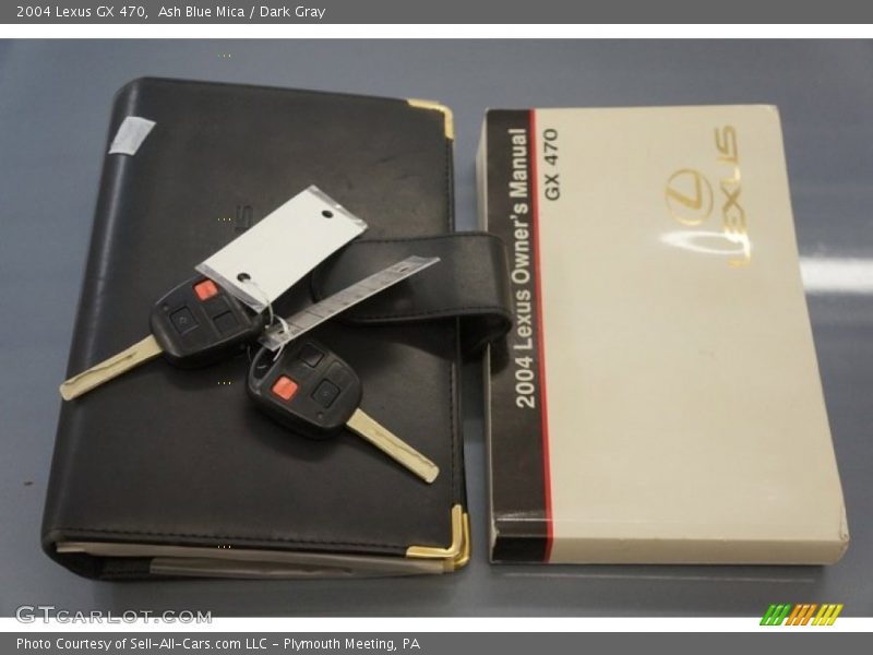 Ash Blue Mica / Dark Gray 2004 Lexus GX 470