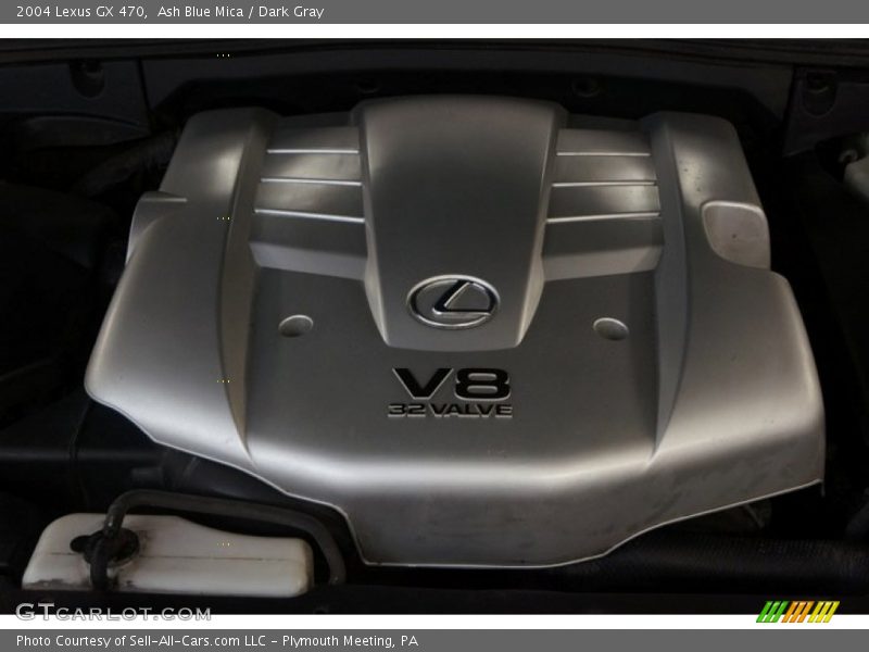Ash Blue Mica / Dark Gray 2004 Lexus GX 470