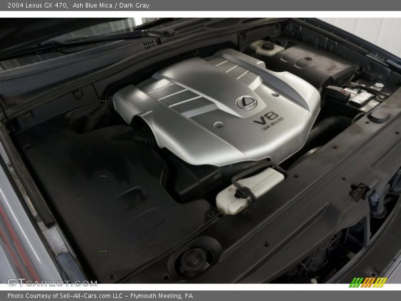 Ash Blue Mica / Dark Gray 2004 Lexus GX 470