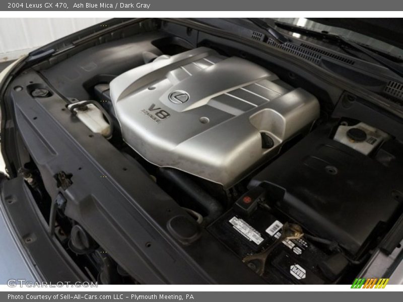 Ash Blue Mica / Dark Gray 2004 Lexus GX 470