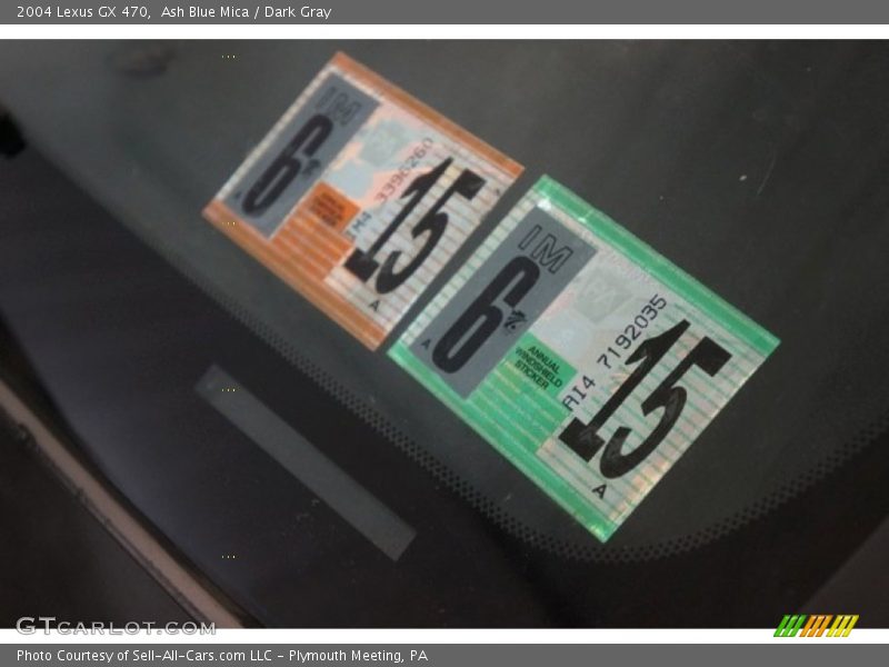 Ash Blue Mica / Dark Gray 2004 Lexus GX 470