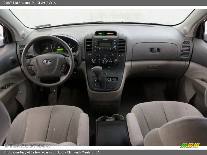 Silver / Gray 2007 Kia Sedona LX