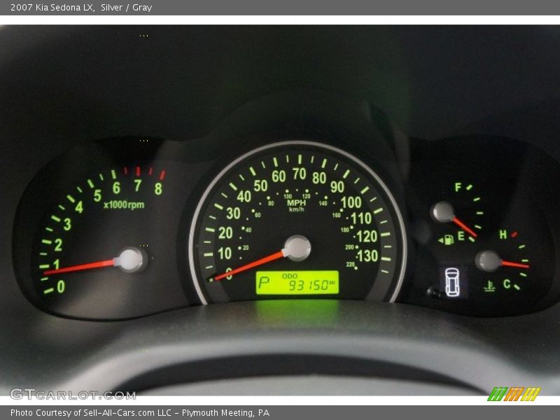 Silver / Gray 2007 Kia Sedona LX