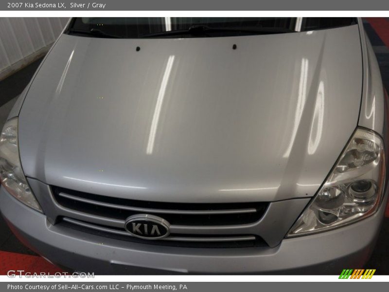 Silver / Gray 2007 Kia Sedona LX