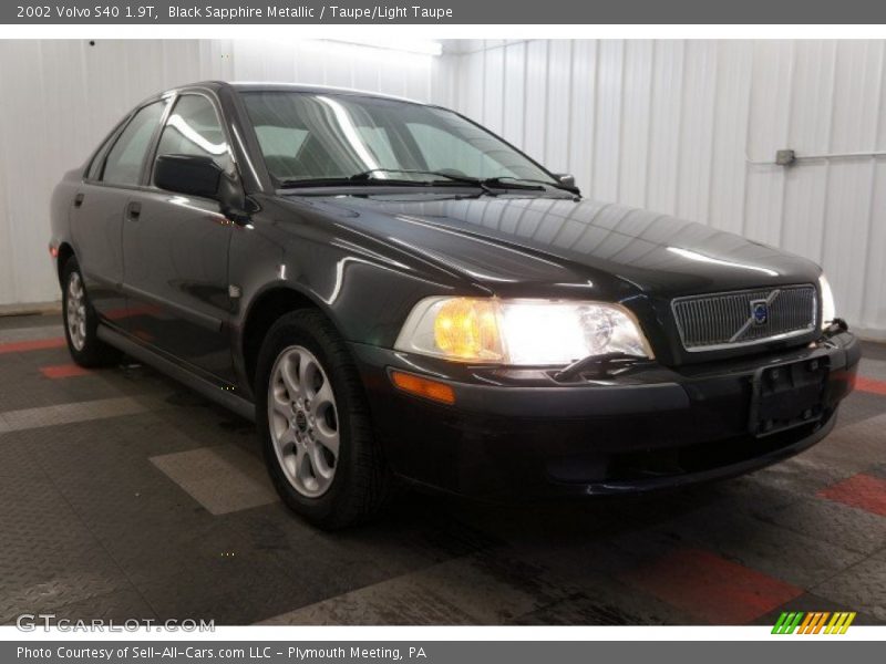 Black Sapphire Metallic / Taupe/Light Taupe 2002 Volvo S40 1.9T