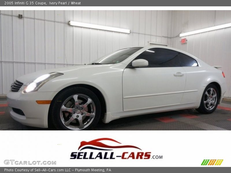 Ivory Pearl / Wheat 2005 Infiniti G 35 Coupe