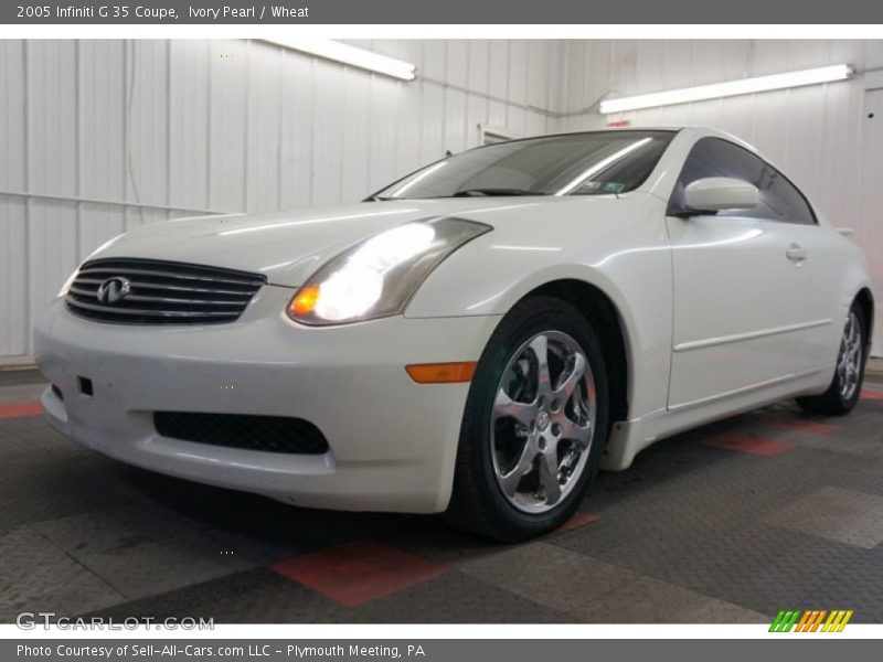 Ivory Pearl / Wheat 2005 Infiniti G 35 Coupe