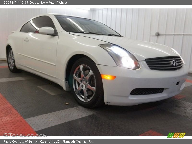Ivory Pearl / Wheat 2005 Infiniti G 35 Coupe