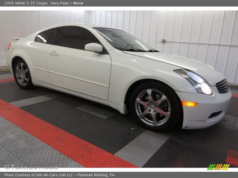 Ivory Pearl / Wheat 2005 Infiniti G 35 Coupe