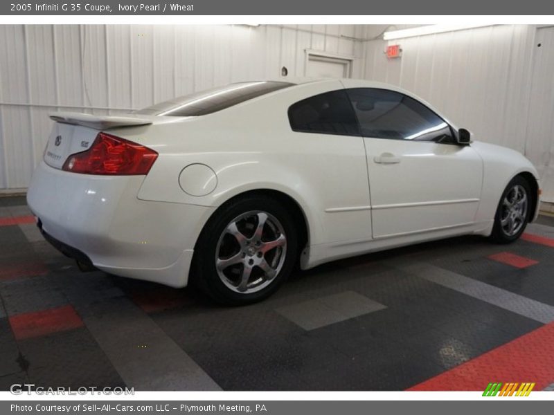 Ivory Pearl / Wheat 2005 Infiniti G 35 Coupe