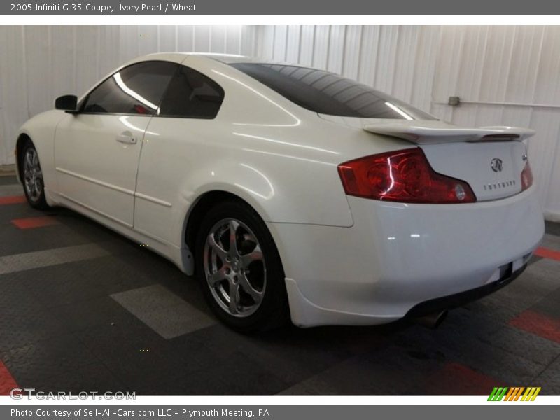 Ivory Pearl / Wheat 2005 Infiniti G 35 Coupe