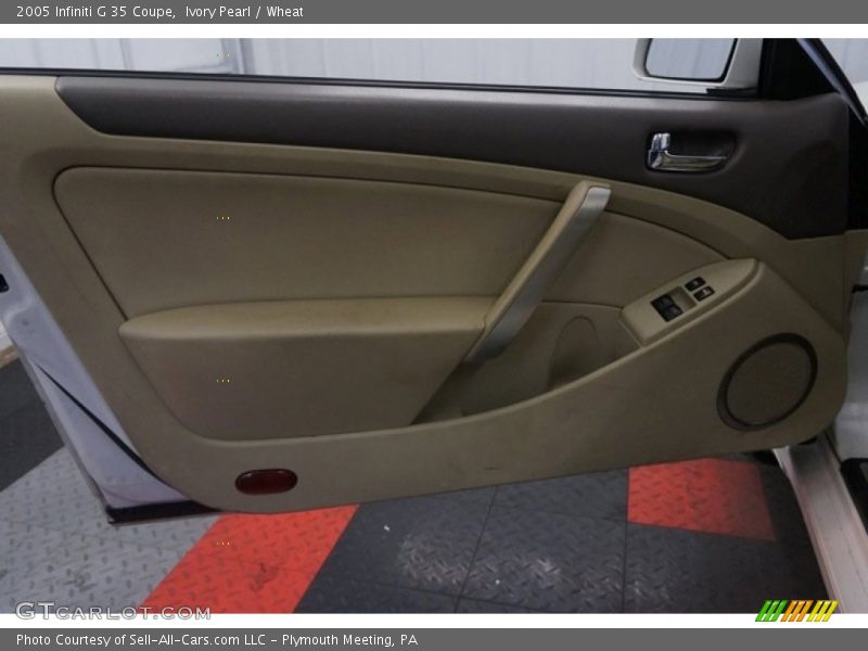 Ivory Pearl / Wheat 2005 Infiniti G 35 Coupe