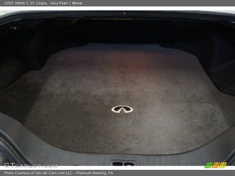 Ivory Pearl / Wheat 2005 Infiniti G 35 Coupe