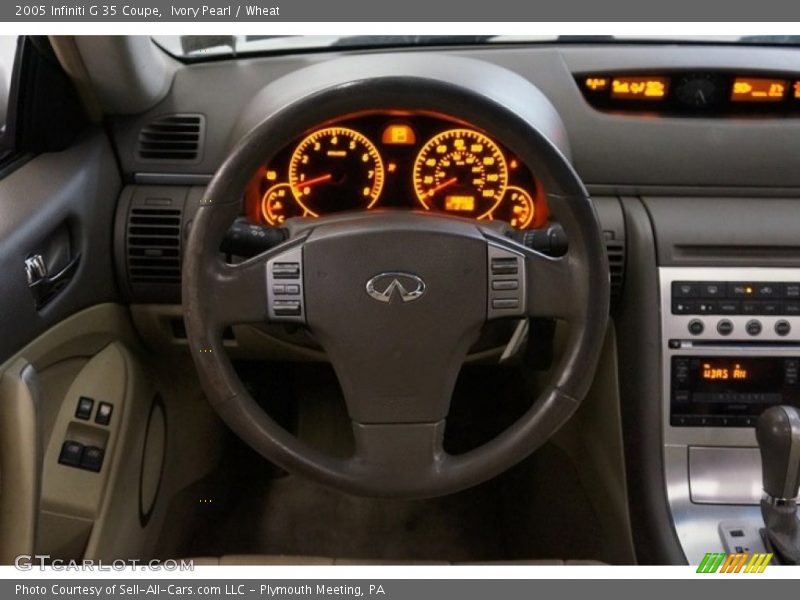 Ivory Pearl / Wheat 2005 Infiniti G 35 Coupe