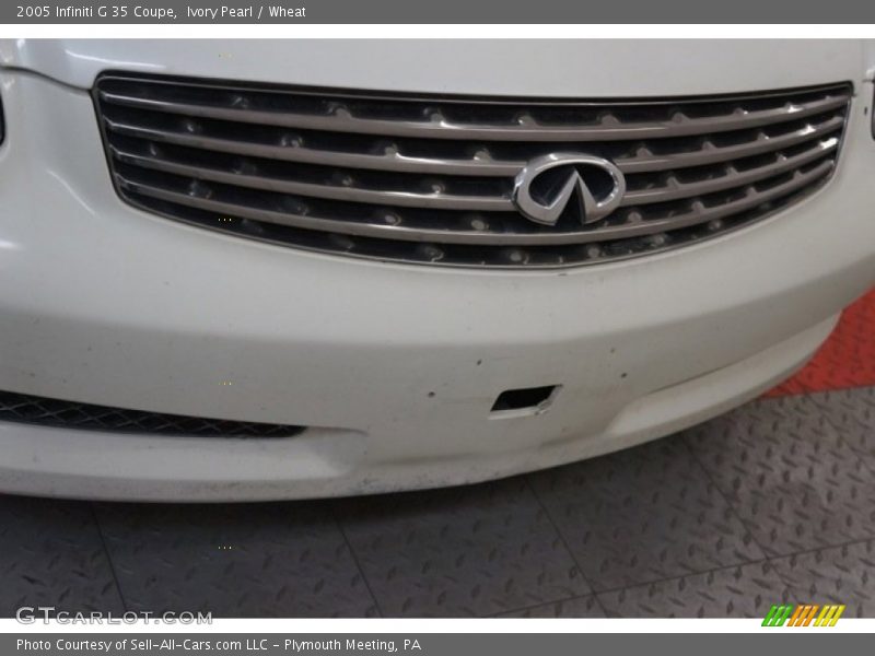 Ivory Pearl / Wheat 2005 Infiniti G 35 Coupe