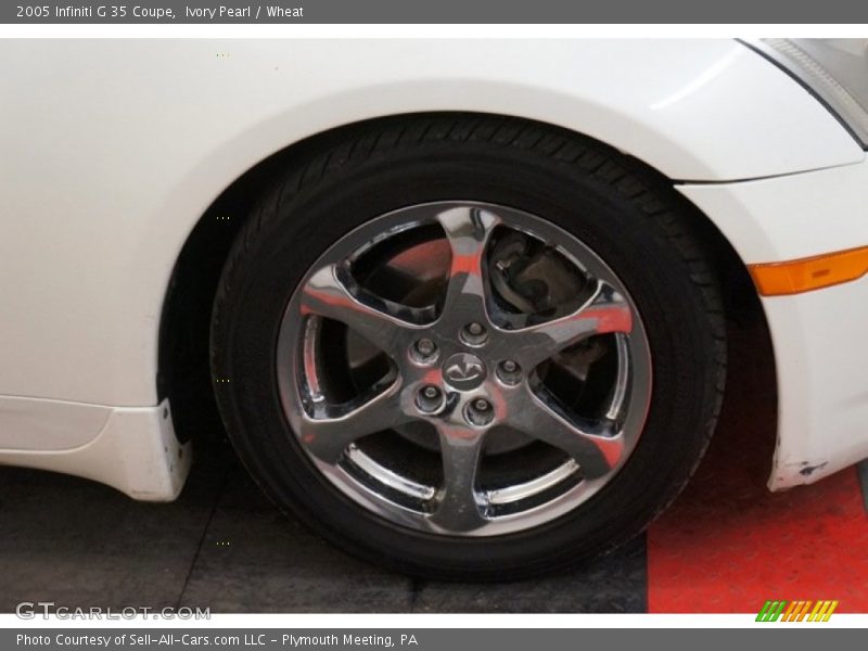 Ivory Pearl / Wheat 2005 Infiniti G 35 Coupe