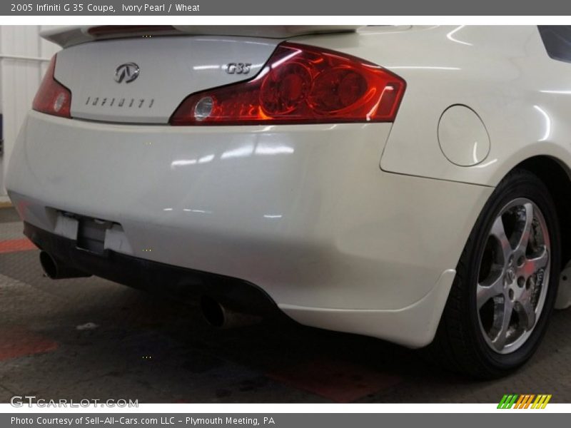 Ivory Pearl / Wheat 2005 Infiniti G 35 Coupe