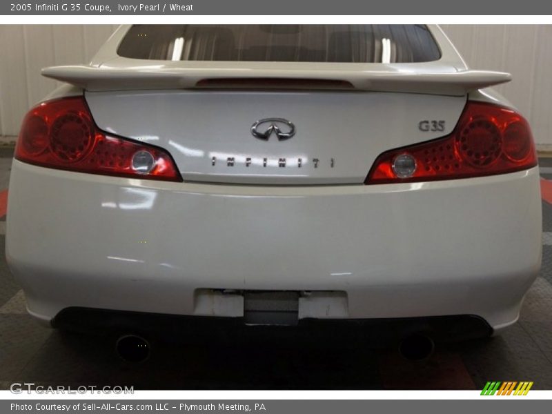 Ivory Pearl / Wheat 2005 Infiniti G 35 Coupe