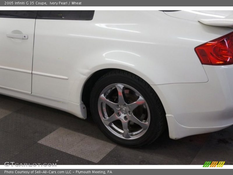 Ivory Pearl / Wheat 2005 Infiniti G 35 Coupe