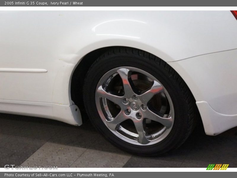 Ivory Pearl / Wheat 2005 Infiniti G 35 Coupe