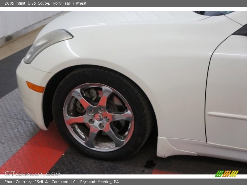 Ivory Pearl / Wheat 2005 Infiniti G 35 Coupe