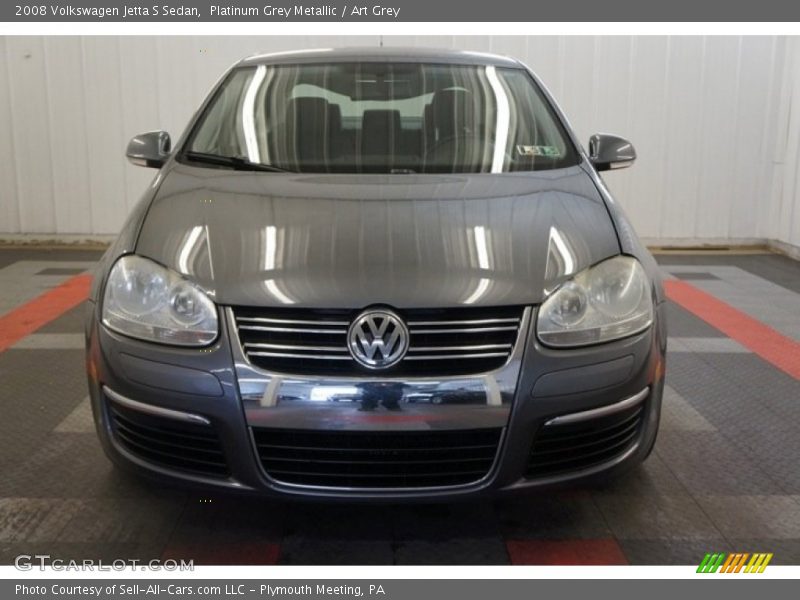 Platinum Grey Metallic / Art Grey 2008 Volkswagen Jetta S Sedan