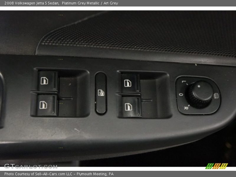 Platinum Grey Metallic / Art Grey 2008 Volkswagen Jetta S Sedan