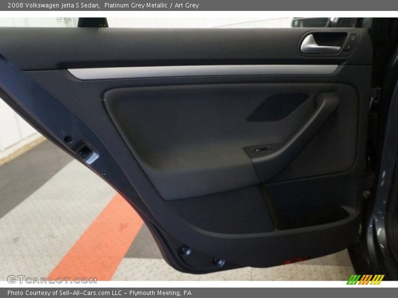 Platinum Grey Metallic / Art Grey 2008 Volkswagen Jetta S Sedan