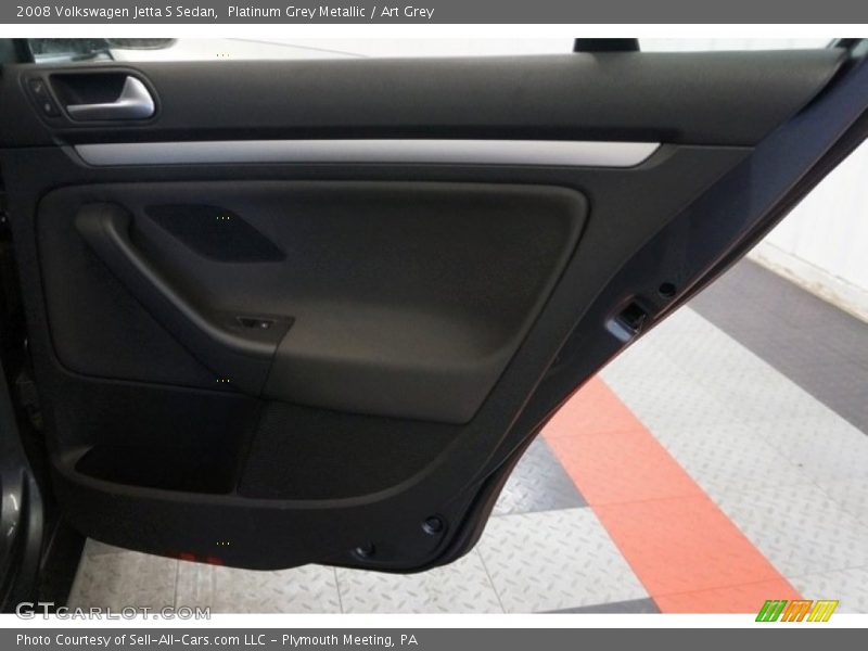 Platinum Grey Metallic / Art Grey 2008 Volkswagen Jetta S Sedan