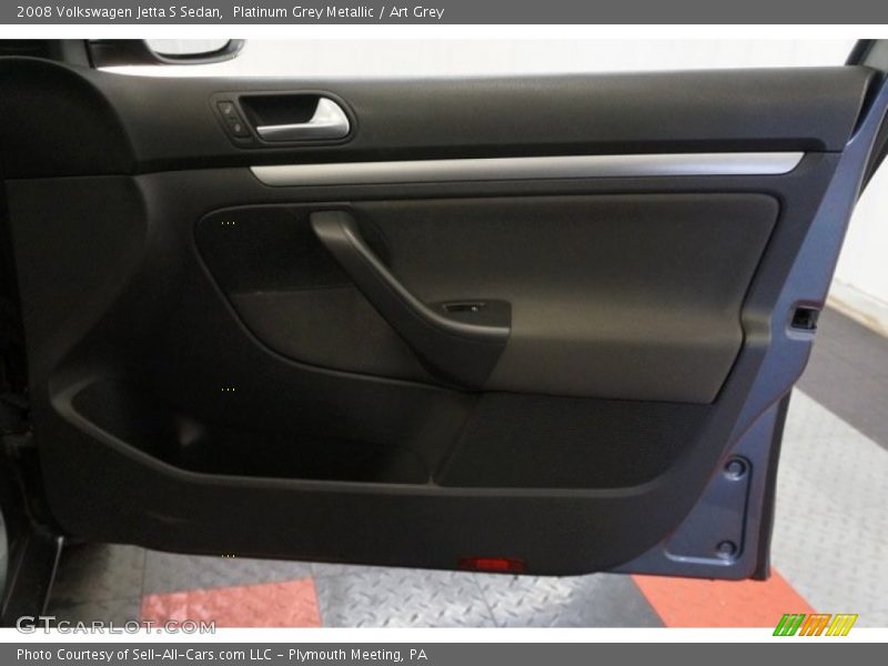Platinum Grey Metallic / Art Grey 2008 Volkswagen Jetta S Sedan