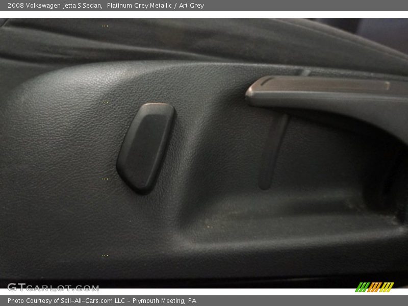 Platinum Grey Metallic / Art Grey 2008 Volkswagen Jetta S Sedan