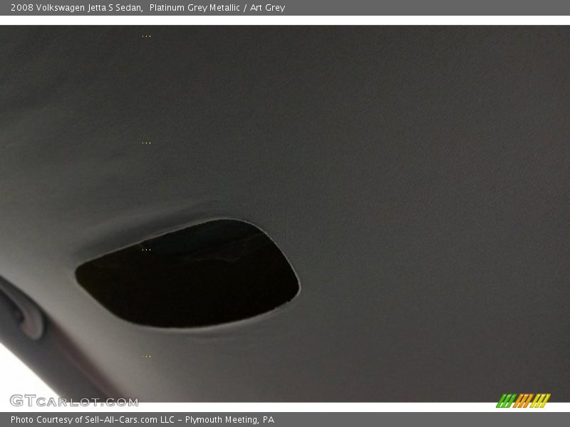 Platinum Grey Metallic / Art Grey 2008 Volkswagen Jetta S Sedan