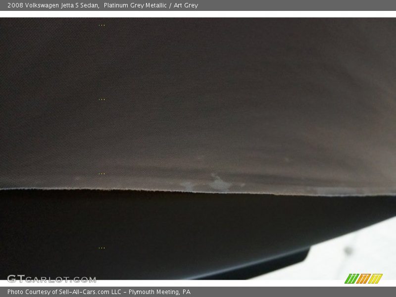 Platinum Grey Metallic / Art Grey 2008 Volkswagen Jetta S Sedan