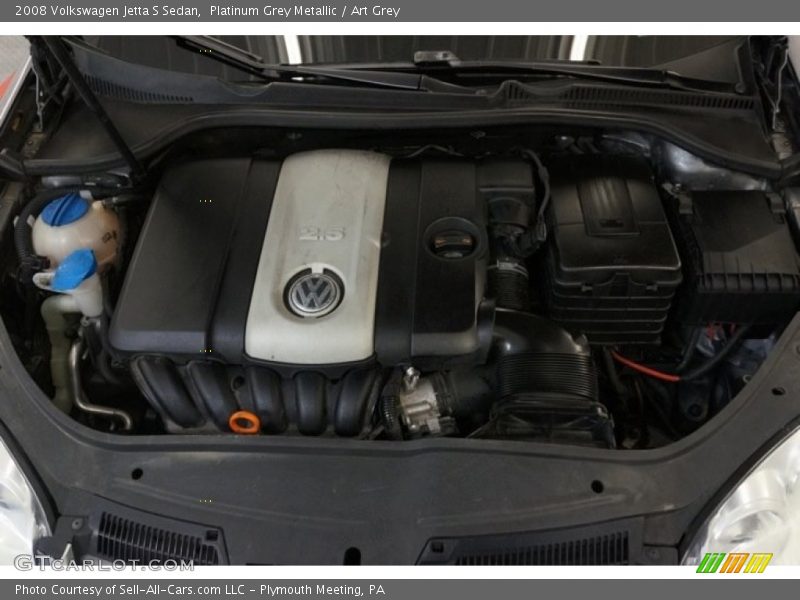Platinum Grey Metallic / Art Grey 2008 Volkswagen Jetta S Sedan