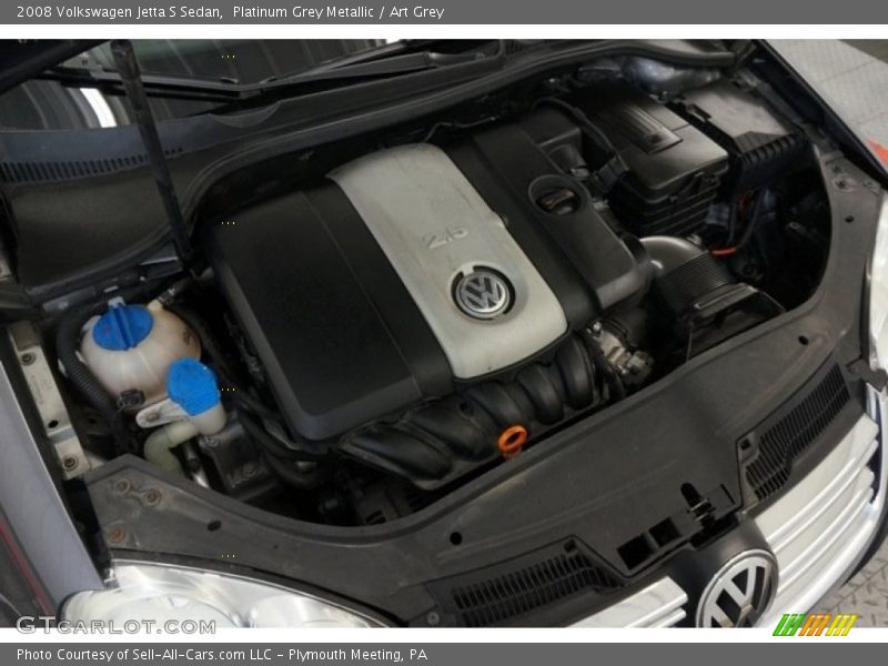 Platinum Grey Metallic / Art Grey 2008 Volkswagen Jetta S Sedan