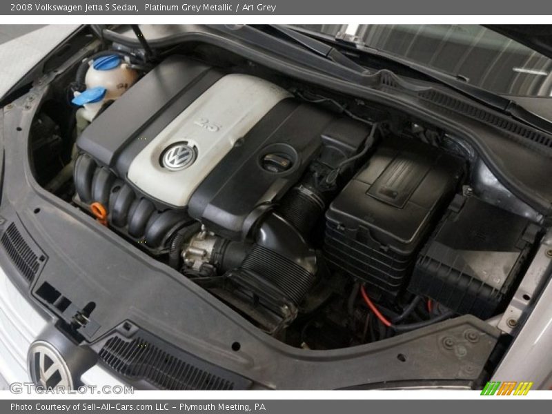 Platinum Grey Metallic / Art Grey 2008 Volkswagen Jetta S Sedan