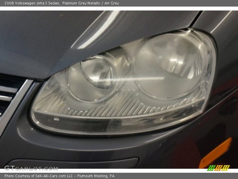 Platinum Grey Metallic / Art Grey 2008 Volkswagen Jetta S Sedan