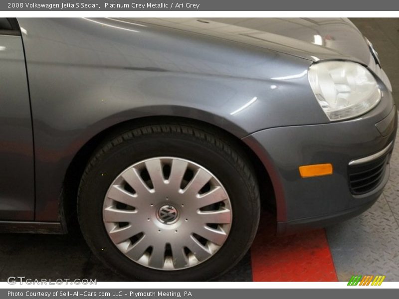 Platinum Grey Metallic / Art Grey 2008 Volkswagen Jetta S Sedan