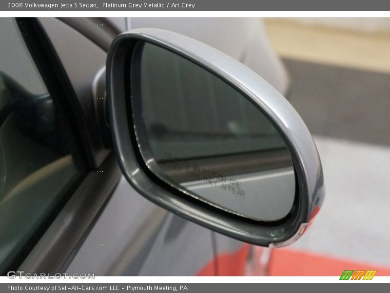 Platinum Grey Metallic / Art Grey 2008 Volkswagen Jetta S Sedan