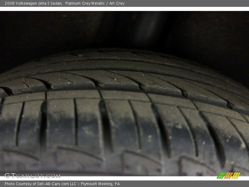 Platinum Grey Metallic / Art Grey 2008 Volkswagen Jetta S Sedan