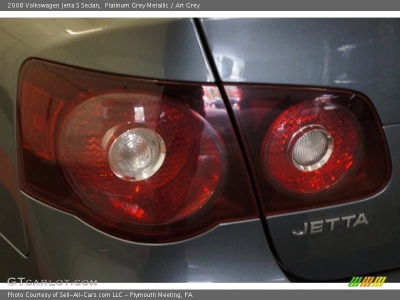 Platinum Grey Metallic / Art Grey 2008 Volkswagen Jetta S Sedan
