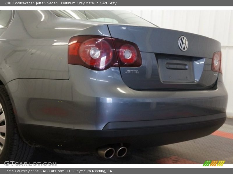 Platinum Grey Metallic / Art Grey 2008 Volkswagen Jetta S Sedan