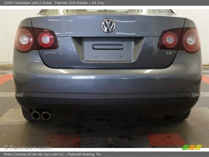 Platinum Grey Metallic / Art Grey 2008 Volkswagen Jetta S Sedan