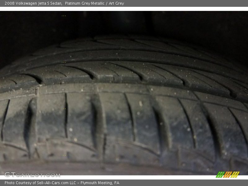Platinum Grey Metallic / Art Grey 2008 Volkswagen Jetta S Sedan