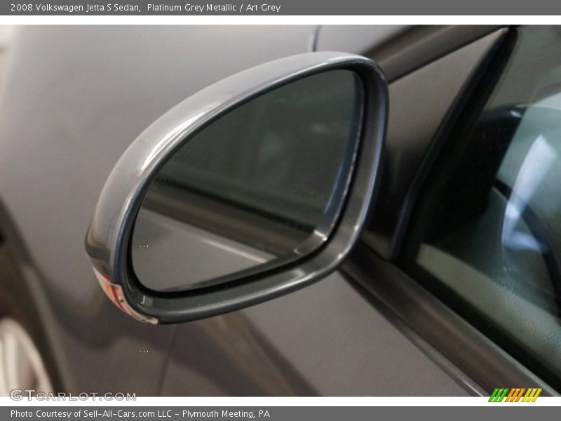 Platinum Grey Metallic / Art Grey 2008 Volkswagen Jetta S Sedan