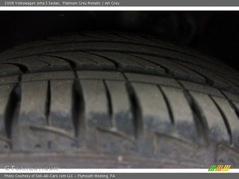 Platinum Grey Metallic / Art Grey 2008 Volkswagen Jetta S Sedan