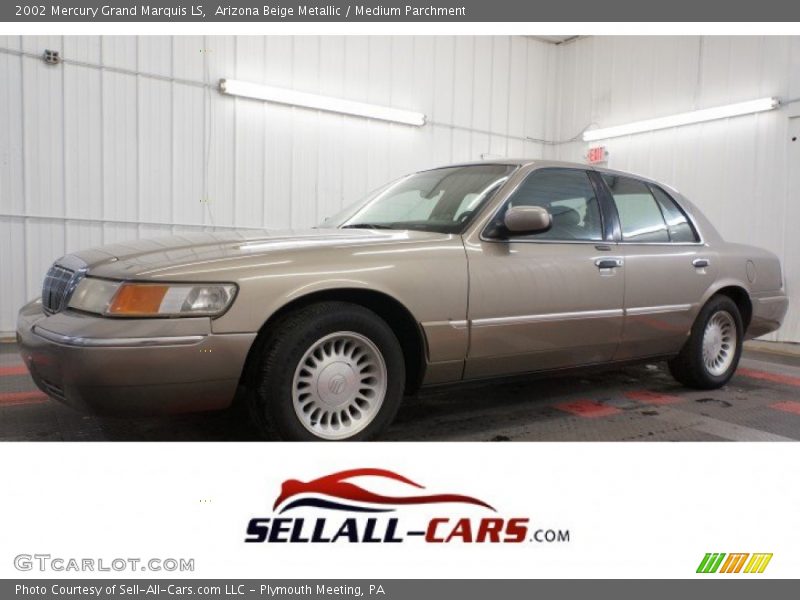 Arizona Beige Metallic / Medium Parchment 2002 Mercury Grand Marquis LS